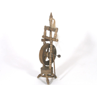 Weaver's spinning wheel