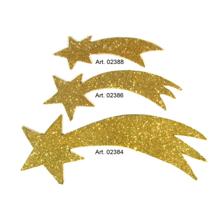 Gold comet, 25x9 cm
