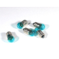 Pack of 5 blue bulbs, E10 fitting - 3.5-4.5 volts Pack of 5 blue bulbs, E10 fitting - 3.5-4.5 volts