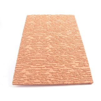 Irregular wall cork panel with small stones, 22x35 cm