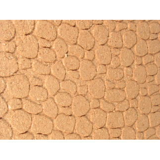 Irregular wall cork panel, medium stones, 22x35 cm