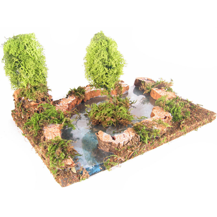 Modular river - Double curve with island