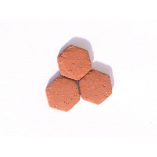 10x10 mm hexagonal tiles