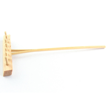 Wooden rake, 11–13 cm