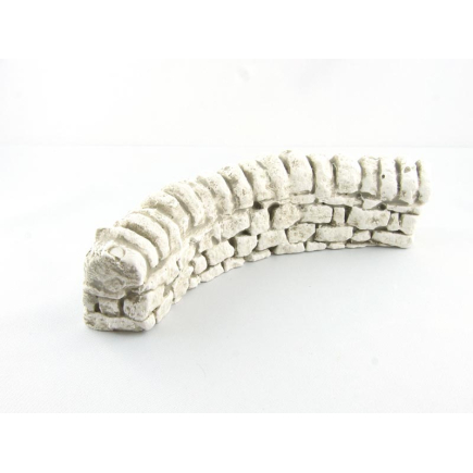 Curved wall 9 x 4 x 14 cm