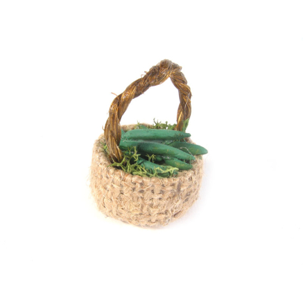 Basket with fava beans