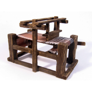 Miniature loom for nativity scenes