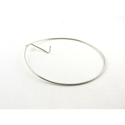 10 cm wire halo - silver finish