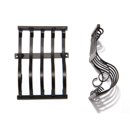 Miniature wrought iron grille 6 x 4 cm for nativity scenes