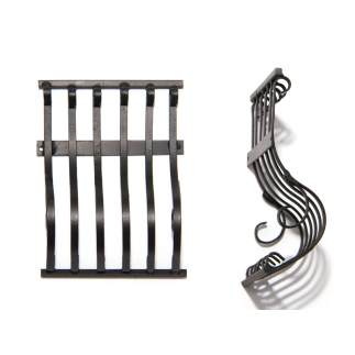 Miniature iron railing 7 x 5 cm for nativity scenes