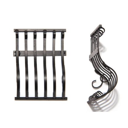 Miniature iron railing 7 x 5 cm for nativity scenes