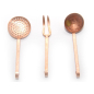 Set of three 8 cm ladles