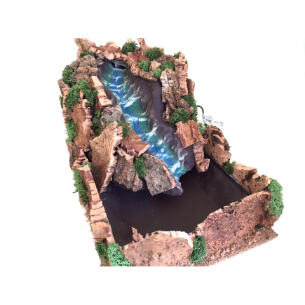 Medium waterfall for nativity scene