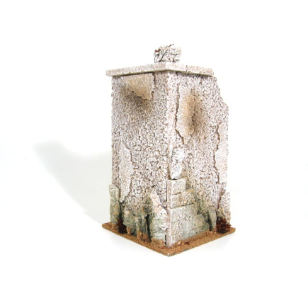 Corner city wall for 10/12 cm figures