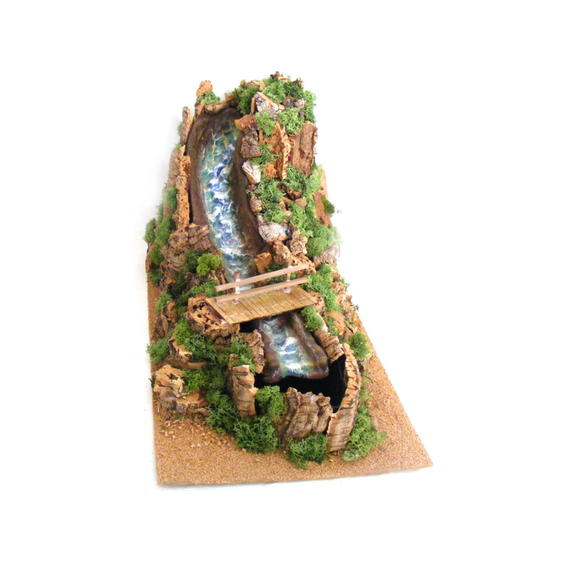 Waterfall Patern Waterfall with large river for nativity scenes