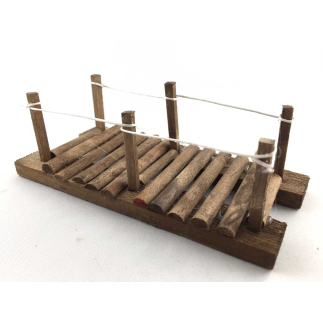 Wooden walkway for nativity scenes
