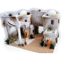 Presepe arabo (palestinese) per statuine 6.5 e 10 cm. Presepe arabo (palestinese) per statuine 6.5 e 10 cm.