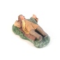 Sleeping shepherd in dressed terracotta