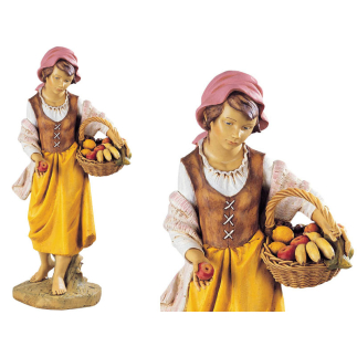 Girl with fruit basket for 125 cm series