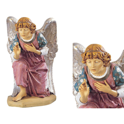 Kneeling angel, 125 cm tall