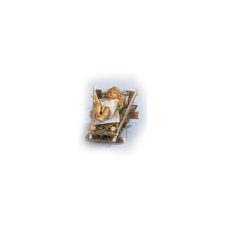 Child and cradle, 52 cm - Fontanini statues