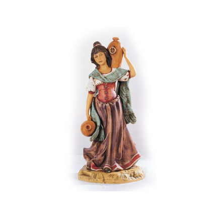 Woman with amphorae, 52 cm - Fontanini Statues