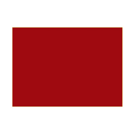 Primary red gelatin sheet 30 x 25 cm