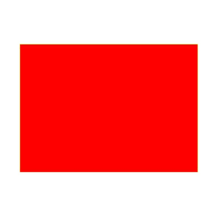 Shiny red gelatin sheet 30 x 25 cm