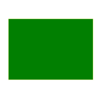 Primary green gelatin sheet 30x25 cm