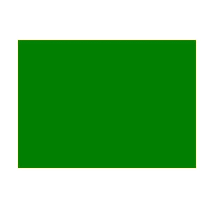 Primary green gelatin sheet 30x25 cm