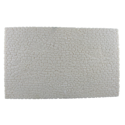 Resin walls - neutral panel with small stones