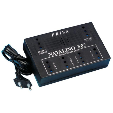 Natalino 502 FRISA - Controller/Dimmer for nativity scenes with 4 fixed fades + 2 Frisa sync