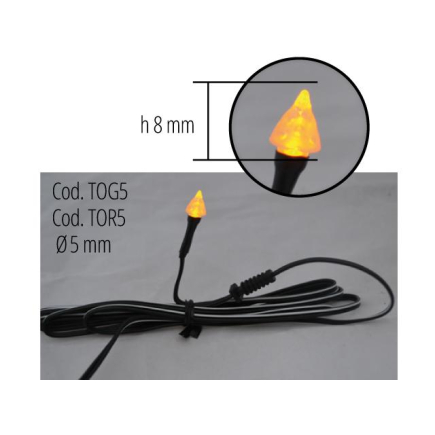 5 mm yellow LED torch FRISA