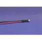 FRISA yellow 3 mm fire LED with wire - self-contained flickering