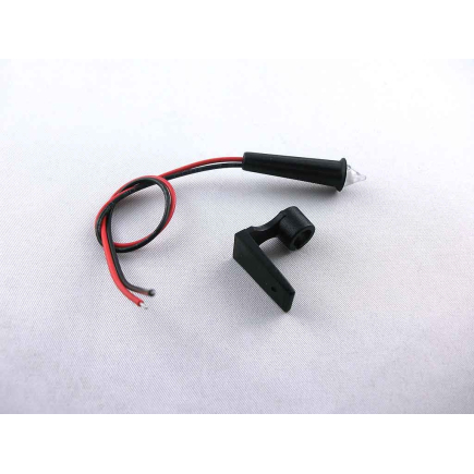 5 mm red FRISA LED torch - self-flickering