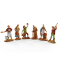 6 Assorted Characters, 3.5 cm - Landi Moranduzzo Figurines