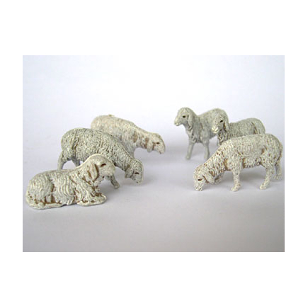 Assorted sheep for 6 cm - Landi Moranduzzo figurines