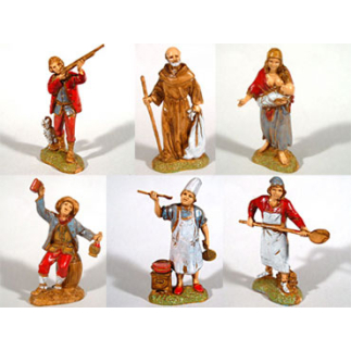 6 cm Neapolitan figures - Landi Moranduzzo figurines