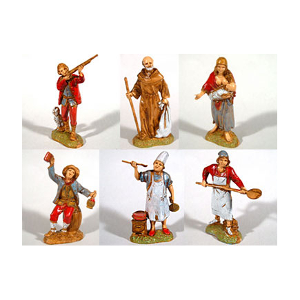6 cm Neapolitan figures - Landi Moranduzzo figurines