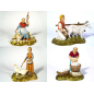 Women's occupations, 4 figures, 10 cm - Landi Moranduzzo figurines