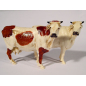 2 assorted cows, 10 cm - Landi Moranduzzo figurines