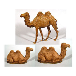 3 assorted camels, 10 cm - Landi Moranduzzo figurines
