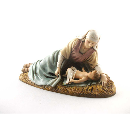Reclining Madonna with Child, 13 cm - Landi Moranduzzo figurines