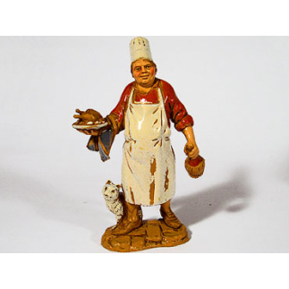Shepherds, 4 figures - 10 cm high - Landi Moranduzzo figurines