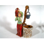 Mestieri 6 soggetti - Donna al pozzo cm 10 - Statuine Landi Moranduzzo