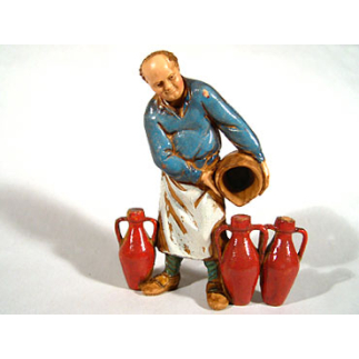 Trades, 6 subjects - Wine merchant, 10 cm - Landi Moranduzzo figurines