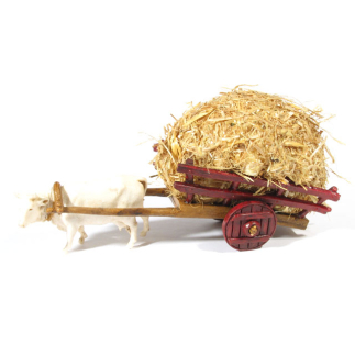Cart with hay 6 cm - Landi Moranduzzo figurines