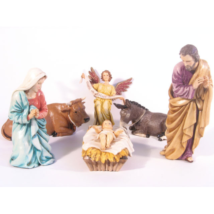 Nativity scene 13 cm - Landi Moranduzzo figurines