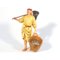Fisherman with basket 13 cm - Landi Moranduzzo figurines