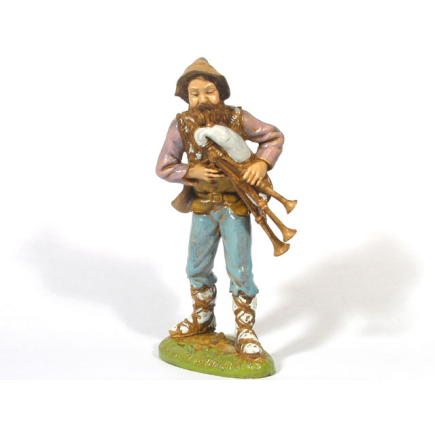 6 figures - Bagpiper 12 cm - Landi Moranduzzo figurines